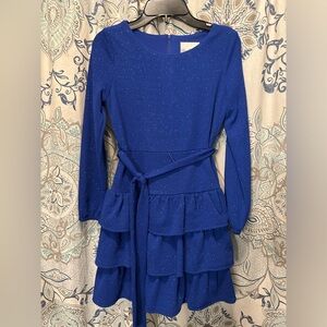 Royal blue holiday dress